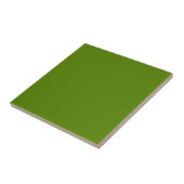 Solid Avocado Green Tile Fliese (Seite)