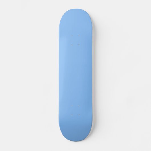 Solid Baby Blue Skateboard (Vorderseite)