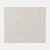Solid Beige Fleecedecke (Vorderseite (Horizontal))