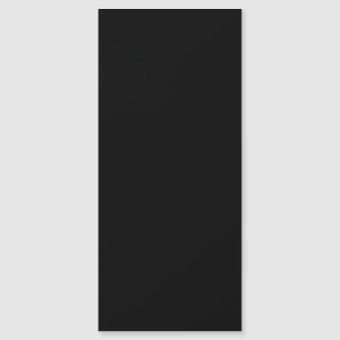 Solid Black 4x9 Magnetic Business Card Magnetkarte