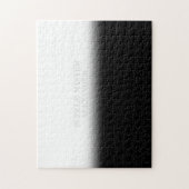 Solid Black and White Secret Message Personalisier Puzzle (Vertikal)