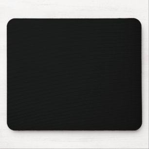 Solid Black, anpassbare Blank Mousepad