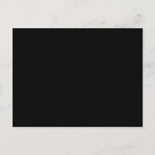 SOLID BLACK (Gesamtfarbigkeit, Typ) ~ Postkarte (Vorderseite)