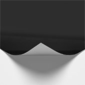 Solid Black Geschenkpapier (Ecke)