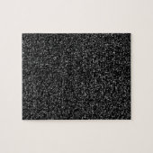 Solid Black Glitzer Puzzle (Horizontal)