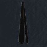 Solid Black Krawatte<br><div class="desc">Solid schwarzer Nackenschuh für Abschlüsse, Geburtstage, Hochzeiten und vieles mehr.</div>