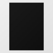 Solid Black Partial Transparent Design Fensteraufkleber (Blatt)