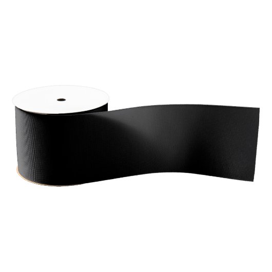 Solid Black Ripsband (Spule)