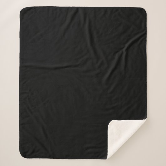 Solid Black Sherpadecke (Vorderseite)
