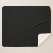 Solid Black Sherpadecke (Vorderseite (Horizontal))