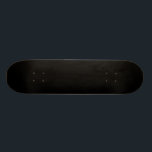 Solid Black Skateboard<br><div class="desc">Schwarz ist die dunkelste Farbe, das Ergebnis des Fehlens oder der vollständigen Absorption von sichtbarem Licht. Es ist eine achromatische Farbe, buchstäblich eine Farbe ohne Farbe, wie weiß (sein Gegenteil) und grau Es wird oft symbolisch oder bildlich verwendet, um Dunkelheit zu repräsentieren, während Weiß Licht repräsentiert. Schwarz ist die Farbe,...</div>