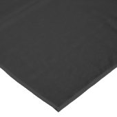 Solid Black Tischdecke (Schrägansicht)
