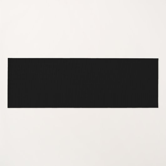 Solid Black Yoga Yogamatte (Vorderseite (Horizontal))