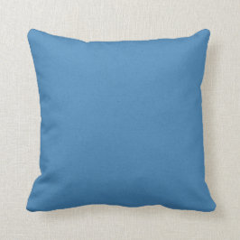 Solid Blue Decorative Pillow Kissen