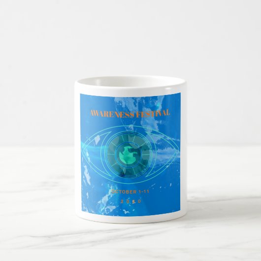 Solid Blue Kaffeetasse (Mittel)