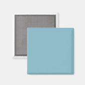 Solid Blue Pastel Tone Minimalistisch Beruflich Magnet (Vorderseite/Rückseite)