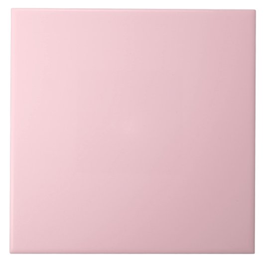 Solid Blush Pink Fliese (Vorderseite)