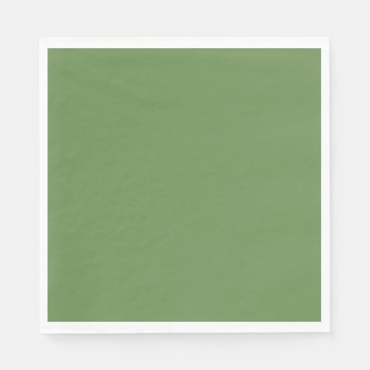Solid Boston Farn rustikal grün Serviette (Vorderseite)