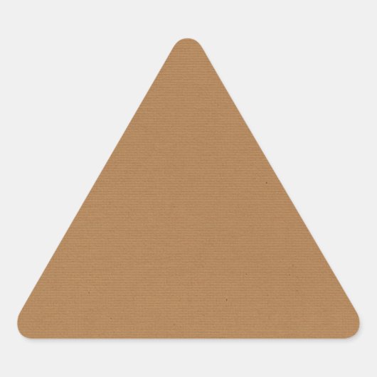 Solid-braun3 SANDBROWN RÜCKGRENZWALLPAPIERE Dreieckiger Aufkleber (Vorderseite)