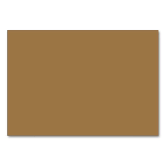 Solid Bright Gold Farbe Tischnummer (Vorderseite)