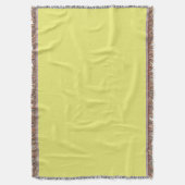 Solid Bright Lemon Gelbe Keule Blanket Decke (Vorderseite Vertikal)