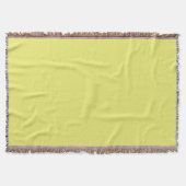 Solid Bright Lemon Gelbe Keule Blanket Decke (Vorderseite)