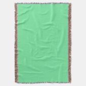Solid Bright Lime Green Throw Blanket Decke (Vorderseite Vertikal)