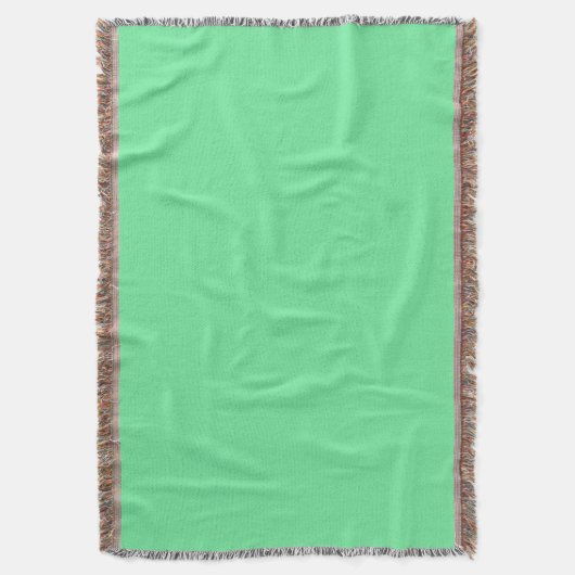 Solid Bright Lime Green Throw Blanket Decke (Vorderseite Vertikal)