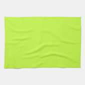 Solid bright lime light green geschirrtuch (Horizontal)