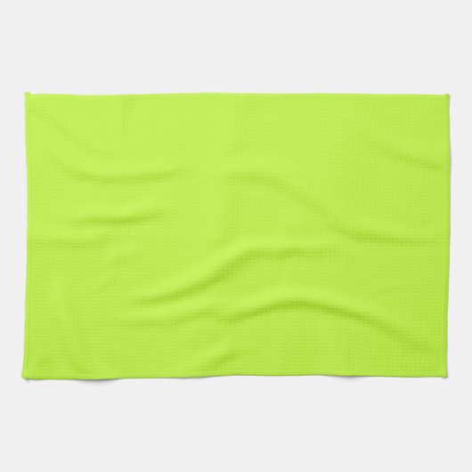 Solid bright lime light green geschirrtuch (Horizontal)