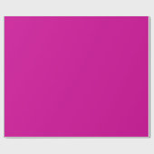 Solid Bright Magenta Geschenkpapier (Flach)