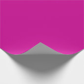 Solid Bright Magenta Geschenkpapier (Ecke)