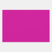 Solid Bright Magenta Geschenkpapier Set (Vorderseite 2)