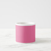 Solid Bright Rose Pink Espresso Cup Espressotasse (Vorderseite)