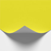 Solid bright sunny yellow geschenkpapier (Ecke)