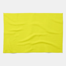 Solid Bright Yellow Kitchtuch