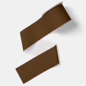 Solid Brown Ribbon Ripsband (Rückseite)