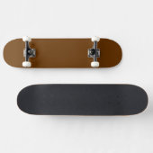 Solid Brown Skateboard (Horizontal)