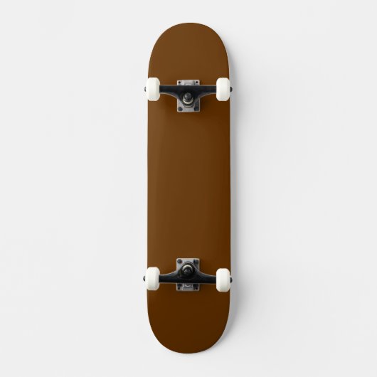 Solid Brown Skateboard (Vorderseite)