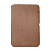 Solid Brown Umber Badematte (Vorderseite Vertikal)