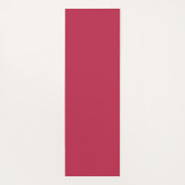Solid Burgundy Lined Yoga Mat Yogamatte (Rückseite)