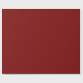 Solid Burgundy Red Colored Wrapping Paper Geschenkpapier (Flach)