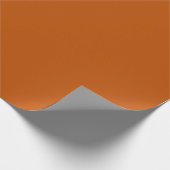 Solid Burnt Orange Color | Hex# BE4D00 Geschenkpapier (Ecke)