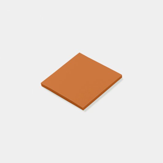 Solid Burnt Orange Color | Hex# BE4D00 Post-it Klebezettel (angewinkelt)