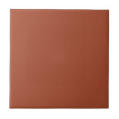Solid Burnt Orange Fliese (Vorderseite)