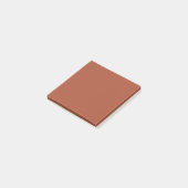 Solid Burnt Orange Post-it Klebezettel (angewinkelt)