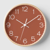 Solid Burnt Orange Uhr (Vorderseite)