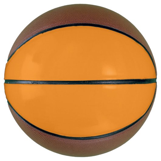 Solid carrot orange basketball (Vorderseite)