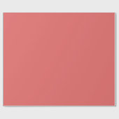 Solid Cayenne Red Gift Wrap Geschenkpapier (Flach)
