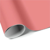 Solid Cayenne Red Gift Wrap Geschenkpapier (Rolleneckpunkt)